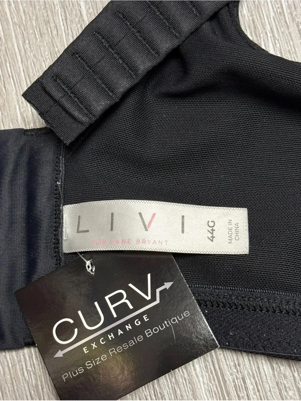 LIVI Active Gray Maximum Support Underwire Sports Bra - Size 44G